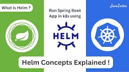 What is Helm? | Helm Concepts Explained | Deploy Spring Boot in k8s using Helm-Chart |@Javatechie