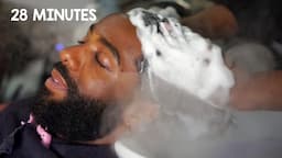 The Most Relaxing Hair Spa | Will Put You To Sleep 💤  Growth Retention Treatment - Men's Hair