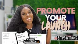 HOW TO PROMOTE YOUR LAUNCH | TIPS & TRICKS FOR LAUNCHING YOUR ONLINE BUSINESS | BOUTIQUE LAUNCH