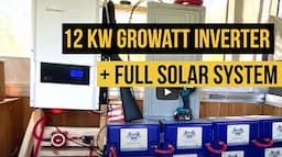 Growatt 12KW Inverter - Off Grid Electrical Setup