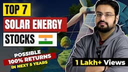 Top 7 Solar Energy Stocks In India To Buy In 2024 | Best Solar Energy stocks in India 🇮🇳