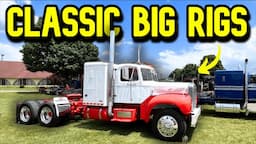 Classic Trucks at ATHS Show, 2024 OVER 1,000 + Mack, Peterbilt, Kenworth