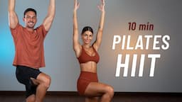 10 Min Full Body Pilates HIIT Workout (No Equipment, At Home)