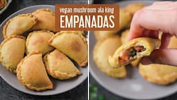 Baked Vegan Mushroom Ala King Empanadas