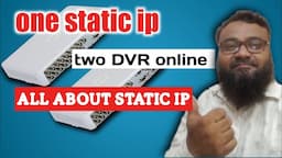 how to online 2 dvr by one  static ip | how to online dvr by static ip