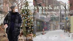 sem in seoul ep. eight | finals week at korea university (couple days in my life)