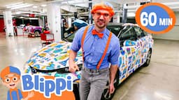 Blippi Colors a Car! | Vehicles For Children | Educational Videos For Kids