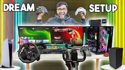 I MADE RS 10 LAKH DREAM GAMING SETUP WITH EVERY CONSOLE, WHEEL AND VR !