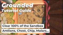 Grounded: Clear the Sandbox, Antlions Holes, Chest, BURG.L Chip, Molars…