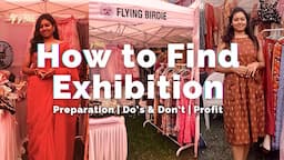 How to Find Exhibition | Fashion Flea Preparation | Profitable or not ? Ft.