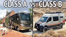 Which is Better: Class A Motorhome or Class B Camper Van