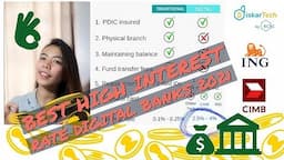 Best High Interest Savings Accounts (DiskarTech by RCBC X CIMB X ING)🏦🤑 | GV Caplas