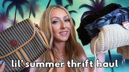 A LITTLE SUMMER THRIFT HAUL | FT. MSBLUE JEWELRY