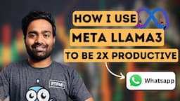 How I use Whatsapp Meta AI (Llama3) for day to day activities | Better than ChatGPT-4 and Gemini