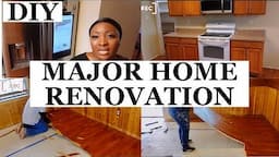 DIY-MAJOR HOME RENOVATION PROJECT Part - 1| Kitchen, Floors, Ceilings, Living room #diy #renovation