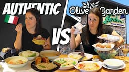 Authentic Italian Foods VS Olive Garden Italian Kitchen