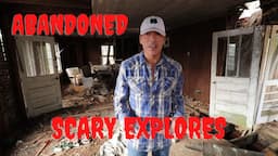 ALONE EXPLORES, FINDING CREEPY ABANDONED PLACES,  WHEN THINGS GO WORNG