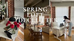 LOFT DECLUTTER - Spring Closet clear out, grwm for date night + getting vulnerable