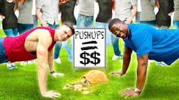 Beat Me At Push-Ups, WIN $100