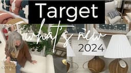 TARGET SHOP WITH ME 2024~NEW FURNITURE + HOME DECOR~AFFORDABLE HOME DECOR IDEAS