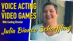 Voice Acting for Video Games with Julia Bianco Schoeffling | Booth Junkie