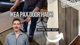 Neutral, Textured IKEA PAX Door Transformation! | REISSUED