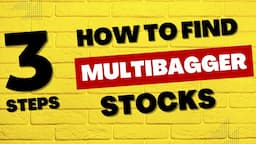 How to Find Multibagger Stocks | 3 Steps Process