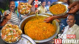 500 People Eat Everyday- No.1 Chaat in BOLANGIR | Dahi Golgappa Only 20₹/- | Street Food India