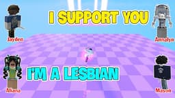 TEXT To Speech Emoji Groupchat Conversations | My Friend Is Lesbian And I Support Her