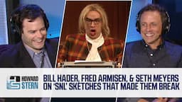 Bill Hader, Fred Armisen, and Seth Meyers on the "SNL" Sketches That Made Them Break (2016)