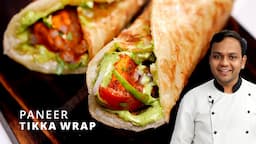 Paneer Tikka Wrap - Work From Home Recipes - Easy Paneer Rolls / CookingShooking