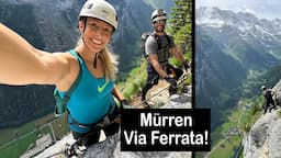 Mürren to Gimmelwald Via Ferrata in Switzerland! Helpful Tips + Route Info!