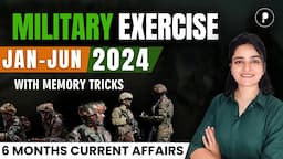 Military Exercises 2024 | January to June 2024 | 6 Months Current Affairs 2024