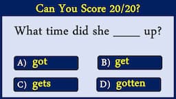 Mixed English Grammar Quiz: CAN YOU SCORE 10/10?