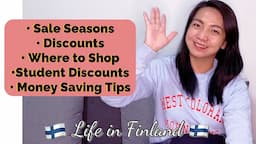 Sale Season in Finland • Cheaper Shops • Saving Tips • Students' Discounts