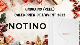 🎄Unboxing (reel) Calendrier de l'avent Notino : Une super découverte 😍😍 !!! #notino