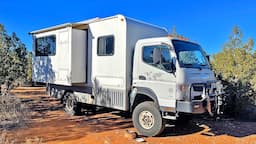 FIRST TIME Camping in the Mitsubishi Fuso Cabover Truck Camper