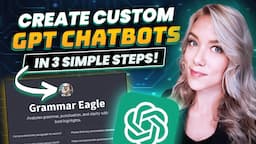 Create a Custom GPT in 3 EASY Steps | How to Build a ChatGPT Chatbot in MINUTES (No Coding!)