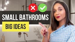 ✅ TOP 10 Ideas for SMALL BATHROOMS | Interior Design Ideas and Home Decor | Tips and Trends