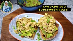 Avocado Egg on Sourdough Toast | Indian Cooking Recipes | Cook with Anisa | Anisagrams #Recipes