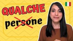 DON'T make this mistake! How to use QUALCHE in Italian