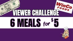 A VIEWER CHALLENGED ME | $5 EMERGENCY MEAL PLAN