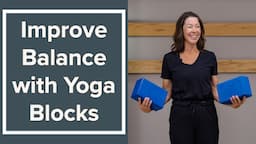 Beginner Yoga Block Exercise's to Build Strength and Balance