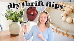 DIY THRIFT FLIP HOME DECOR 🌟 Incredibly Easy Thrift Store Transformations!