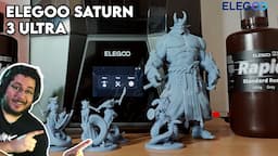 ELEGOO Saturn 3 Ultra 3D Printer | Unboxing and Review