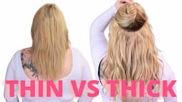 Thicker Looking Hair with Beaded Hair Extensions| HAIR EXTENSIONS FOR THIN HAIR