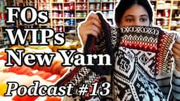 First finished knit of 2023 and some really special new yarn | Strikkechick Podcast Episode 13