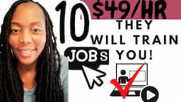 10 New Work from Home Jobs 2024(Paid Training)