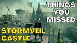 12 Things You Missed In Stormveil Castle!! [probably] - Elden Ring FULL WALKTHROUGH AND GUIDE