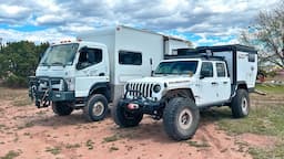 Jeep Truck Camper VS. Fuso Cabover Camper SIDE BY SIDE Comparison